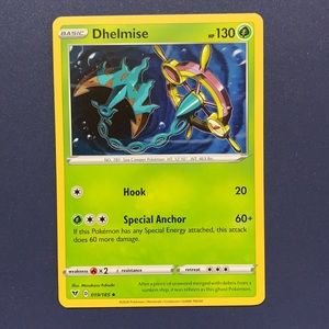 Dhelmise Pokémon card 19/185